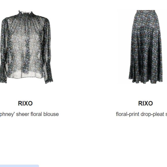 Rixo floral Daphne set Shopbop - Picture 6 of 6